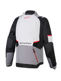 Alpinestars Andes V4 DS Gray/Gray/Red Motorcycle Jacket, Large, Part Number 4099077106
