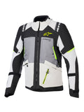 Alpinestars Stella Andes V4 Drystar Jacket, Gray/Yellow, 2X-Large