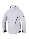 Alpinestars AeroShell Waterproof Jacket Grey/Yellow, Large, Part Number 4125007306