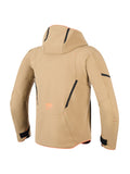 Alpinestars AEROSHELL Waterproof Motorcycle Jacket, Khaki/Black/Orange, 4X, Part Number 4125035810