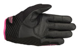 Alpinestars ST SMX-1 Air V2 Motorcycle Gloves, Large, Black/Fluorescent Yellow, Part Number 4211000806