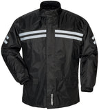 Tourmaster Shield 2-Piece Rain Suit, Black, 4XL
