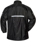 Tourmaster Shield 2-Piece Rain Suit, Black, Large – Part Number 8789010506