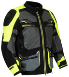 Tourmaster Ridgecrest Hi-Viz Mesh Motorcycle Jacket, Medium, Part Number 8803011305