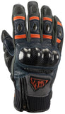Tourmaster Sierra Peak Textile Motorcycle Gloves, Navy/Orange, 3XL — Part 8852012809