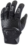 Tourmaster Overlander Textile Motorcycle Gloves, Black, Women's Small
