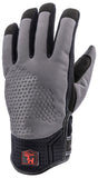 Tourmaster Storm Chaser Textile Motorcycle Gloves, Gray, XXL – Part 8854010708