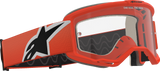 Alpinestars Vision 5 Corp Orange Motocross Goggle with Clear Lens, Part 5101725-430