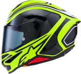 Alpinestars Supertech R7 S-R7 Helmet Zeal Gloss Yellow Fluo/Black/White XL 8202826-5021-XL