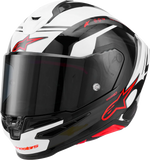 Alpinestars Supertech R7 S-R7 Helmet ECE 22.06 A-Core Gloss Black/White/Red Small 8203426-1353-S