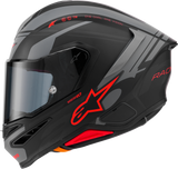 Alpinestars Supertech R7 S-R7 Helmet ECE 22.06 A-Core Matte Black/Gray/Red 2XL – 8203426-1653-2XL