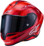 Alpinestars Supertech R7 S-R7 Helmet ECE 22.06 A-Core Gloss Red/White 2XL - 8203426-3182-2XL