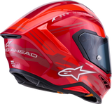 Alpinestars Supertech R7 S-R7 Helmet ECE 22.06 A-Core Gloss Red/White 2XL - 8203426-3182-2XL