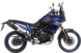 LeoVince LV One Evo High-Mount Slip-On Muffler, Black, for Yamaha Ténéré 700, Part 14465EBU