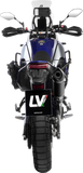 LeoVince LV One Evo High-Mount Slip-On Muffler, Black, for Yamaha Ténéré 700, Part 14465EBU