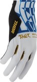 THOR Sportmode Mind Control Gloves, Light Gray/Blue, Medium, Part Number 3330-9127