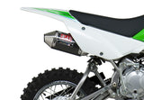 Yoshimura 2430522 RS-2 Stainless Steel/Carbon Fiber Exhaust System for Kawasaki KLX110