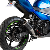 Hotbodies MGP Stinger Slip-On Matte Carbon Exhaust for Kawasaki Ninja 400, Part 51801-2405