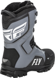 Fly Racing Marker Boot Black/Grey Size 8 – All-Terrain Motorcycle Boot with Waterproof and Thermal Protection