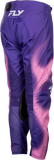 Fly Racing Youth Kinetic Torch Pants Purple/Pink Size 20, Part Number 380-53820