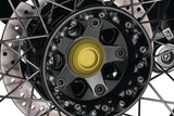 Kuryakyn 3802 Lodestar Rear Axle Sliders, Gold