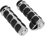 Kuryakyn 1 in. ISO Grips with Throttle Boss, Model 6228, Chrome