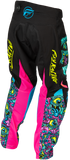 Fly Racing Youth Kinetic Mutant Pants, Black/Multi, Size 18, Part 379-53518