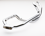 Cobra Powerport Dual Headpipes Chrome for Harley-Davidson FLH/FLT, Part Number 6253DB1