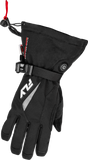 FLY RACING 3X Title Heated Gauntlet Gloves, Black, 476-29413X