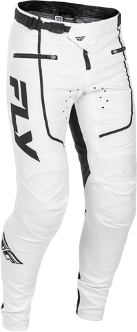 Fly Racing Rayce Bicycle Pants White/Black Size 28 – BMX and MTB Performance Pants
