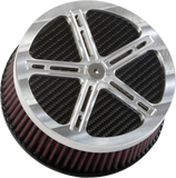 Hofmann Designs HDB1029R Raw Air Cleaner Cover for 5.5-Inch Round Filters