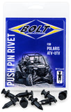 BOLT RZR-RIVETS ATV/UTV Nylon Pry Rivet Set, 50-Piece