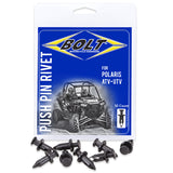 BOLT RZR-RIVETS ATV/UTV Nylon Pry Rivet Set, 50-Piece