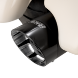 Vance & Hines 450 Razorback Slip-On Exhaust, Wrinkle Black, Model HD M8 Touring, Part Number 47961