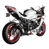 Hotbodies Fender Eliminator Tag Bracket, Gloss Black, for 2024 Kawasaki Ninja ZX-6R