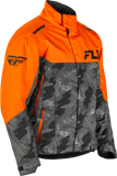 Fly Racing SNX Pro Jacket Orange/Black XL – Waterproof and Insulated Snowboard Jacket