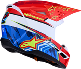 Alpinestars SM3 Falcon Motocross Helmet Red Fluo/White/Blue/Yellow Fluo XL 8300927-3206-XL