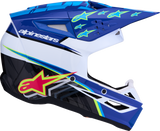 Alpinestars SM3 Falcon Motocross Helmet Blue/White/Black/Pink Fluo XL - Part Number 8300927-7347-XL