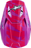 ALPINESTARS SM3 Helmet - Falcon - Purple/White/Black/Pink Fluo - Large 8300927-3222-L