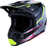 ALPINESTARS SM7 Helmet - Blaster - Black/Gray/White/Yellow Fluo - XS 8301627-1697-XS