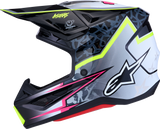 ALPINESTARS SM7 Helmet - Blaster - Black/Gray/White/Yellow Fluo - XS 8301627-1697-XS