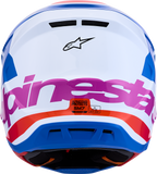 Alpinestars SM7 Off-Road Racing Helmet Core White/Blue/Orange/Pink XS 8301826-2088-XS