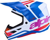 Alpinestars SM7 Off-Road Racing Helmet Core White/Blue/Orange/Pink XS 8301826-2088-XS