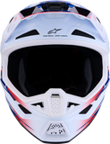 ALPINESTARS SM7 Helmet - Blaster - White/Blue/Red - Medium 8301627-2217-M
