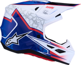ALPINESTARS SM7 Helmet - Blaster - White/Blue/Red - Medium 8301627-2217-M