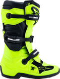 Alpinestars Youth Tech 7S Boots Fluorescent Yellow/Black US 4 / EU 37, Model 2015017-551-4
