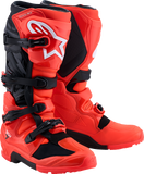 Alpinestars Tech 7 Enduro Boots Black/Fluorescent Red US 10, Part Number 2010426-314-10