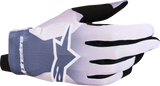 Alpinestars Radar MX26 Gloves Ash Gray/Light Lilac/White/Black Small 3561824-9361-S