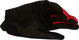 Alpinestars Techdura Motorcycle Gloves Black/Bright Red XL - 3564524-1303-XL