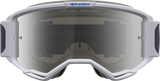 Alpinestars Vision 5 Drag Motocross Goggle, LT Lilac/Blue with Silver Mirror Lens 5101727-3244